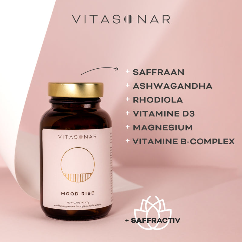 MoodRise Natural nutritional supplement with Saffron, Rhodiola